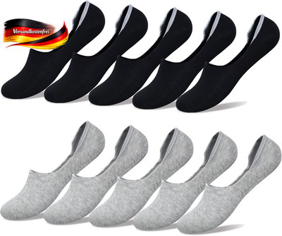 Sneaker Socken Damen Herren 10 Paar Unsichtbar Füßlinge Unisex Bequem