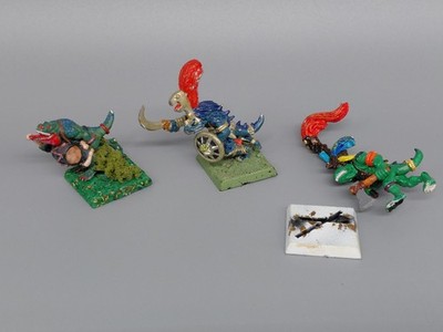 Saurus Command Metall Lizardmen Seraphon Warhammer Age of Sigmar AOS