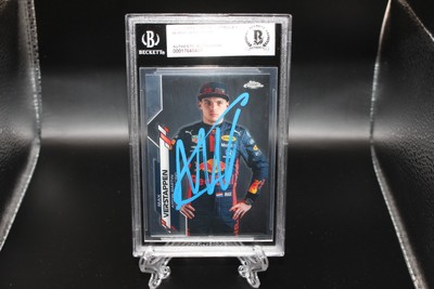 MAX VERSTAPPEN SIGNED 2020 TOPPS CHROME F1 FORMULA 1 #6 RC ROOKIE