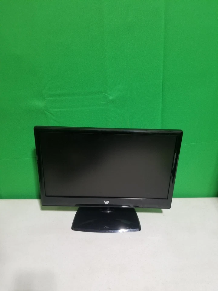 V7 Computer Monitor N1812 PC Display 18 In With Stand + Power Cord - Image 2 of 4