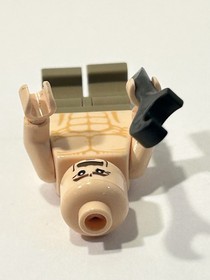 Lego Indiana Jones ROTLA Airplane Mechanic Minifigure 7683 iaj029 Retired - READ