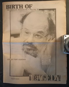 Birth of Tragedy No. 3 May-July 1985 Ginsberg Corso Lydia Lunch Rene Girard