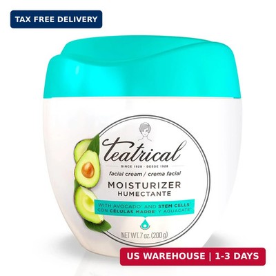 TEATRICAL Face Moisturizer with Avocado & Stem Cells, Moisturizing Face Cream fo