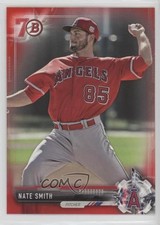2017 Bowman Prospects Red 70th Anniversary Nate Smith #BP93 f5l