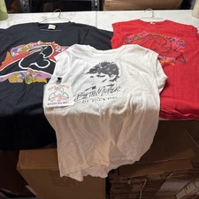 THREE Bette Midler 1983 sleeveless tour shirts-PLUS Official ALL access Laminate