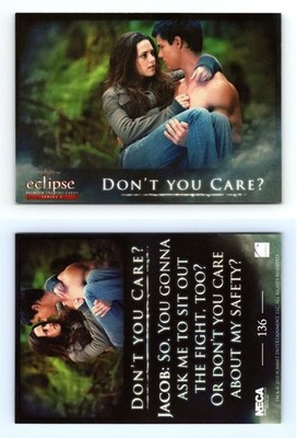 Don't You Care #136 Twilight Eclipse Series 2 Neca 2010 Trading Card