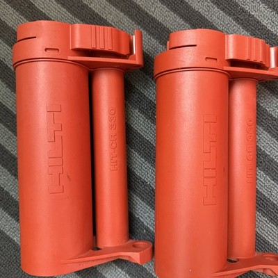 Hilti HIT-CR 330 Klebepatronenhalter (rot) x2