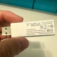 Turtle Beach Ear Force Stealth 600P TX USB Wireless Transmitter Dongle White