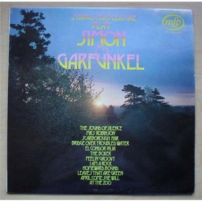 STRINGS OF PLEASURE PLAY SIMON AND GARFUNKEL LP 1970 ALBUM OF INSTRUMENTAL VERSI