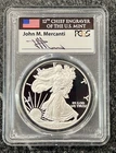 2007-W Proof $1 American Silver Eagle PCGS PR70DCAM John Mercanti Signature