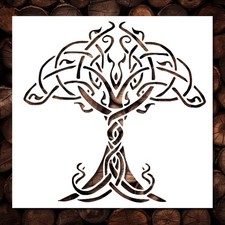 Tree of Life Stencil Template - Reusable Big Large Small Stencils 12x12