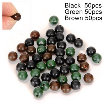 Floating Shock Puffer Beads Rund Weich 50Stk Langlebig Nützlich Heißer Verkauf