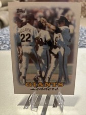 Will Clark 1988 Topps Giants Leaders #261! 2 Card Min! Read Desc!