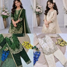 Readymade kids girls top plazzo party wear eid indian girls designer dress
