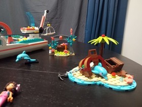 Lego Friends Lot 41380 Lighthouse / 41381 Rescue Boat / 41019 / 41376 Turtles ++
