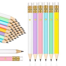60 PCS Mini PreSharpened Half Golf Pencils With Erasers For Party Game Kit