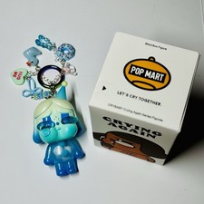 1/1 Pop Mart Authentic Crybaby Crying Again Keychain Star Boy Charm Original