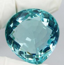 AAA  Large Aquamarine 66.70 Ct. Pear Cut Loose Gemstone Gift for Birthday/Her
