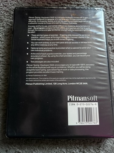 Pitman Typing - Pitmansoft - Commodore 64 (C64) rare version  - Picture 3 of 3