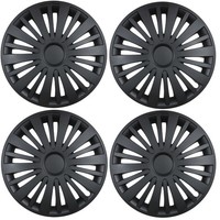 "4X Radkappe 15\" Zoll Radzierblende Radblende Radkappen Schwarz Matt 20 Speichen"