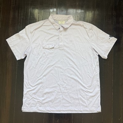 Linksoul Tempus Fugit X Black Sheep Golf Club Polo Shirt Size XXL Heather Pink