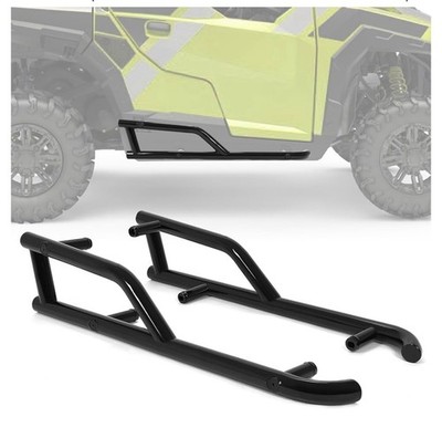 2 Seat Tree Kickers Rock Sliders Side Steps Nerf Bar For 2016-2025 Polaris  