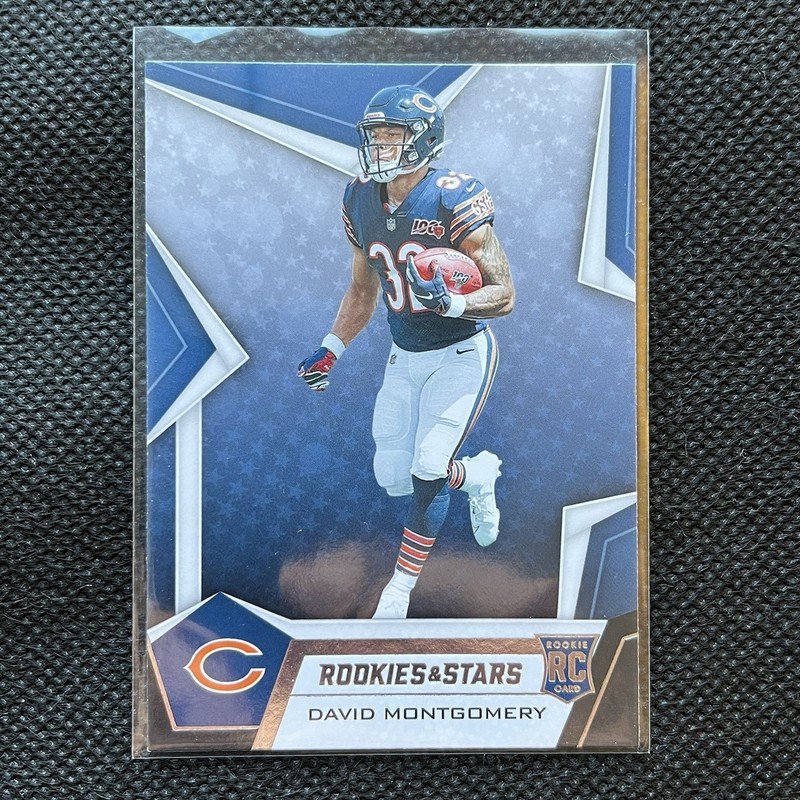 David Montgomery Rookie 2019 Panini Rookies & Stars Chicago Bears