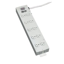 Tripp Lite Power Strip 120V 5-15R 10 Outlet Metal 15' Cord 5-15P TLM1015NC 