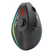 Wireless Gaming Mouse, 24000 DPI, 5D Rocker, Programmable Buttons, Black