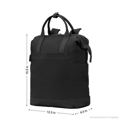Samsonite Better Than Basics Convertible Backpack - Black - NEW