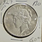 1927 US Peace Silver Dollar $1 Nice AU+