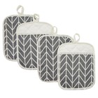 4 Pack Bohemian Pot Holders, Hot Pads for Kitchen Counter and Pan Handles 7x8.5"