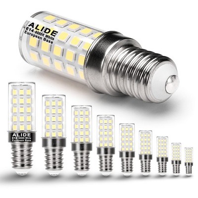 ALIDE E14 LED Bulbs 4W Equal 40 Watt Candelabra 4 Watts, 6000k Daylight White 