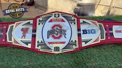 OHIO State Championship Title Belt Brass Plated