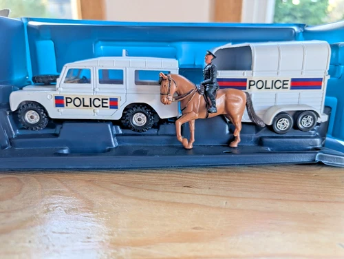 Corgi Toys vintage land rover mounted police set set-berittene polizei