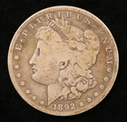 1892-S Morgan Silver Dollar VG Very Good Key Date San Francisco (#TPR00027)