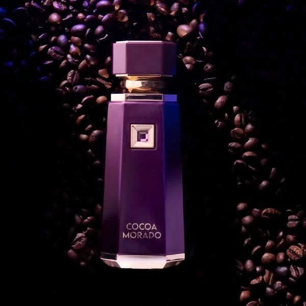 Fragancia World French Avenue Cocoa Morado EDP para mujer madera 3,4 fl oz Foto 3 de 4