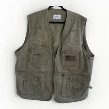 Blue Stone Conceal & Carry Vest Mens 5 XL Safety Tactical Pockets Army Green USA