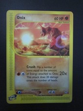 ONIX NON HOLO POKEMON CARD 98/147 AQUAPOLIS NEVER PLAYED EX+ NM- on eBay