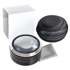Easy To Clean Optical Glass Magnifier for Reading and Display with Stable Stand