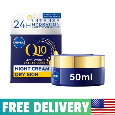 Q10 Night Cream With Coenzyme Q10 And Organic Argan Oil   Advanced Overnight