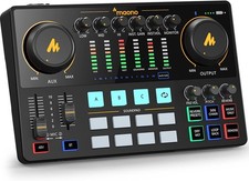 Maono Maonocaster E2 Podcasting Console Audio Mixer Interface Black