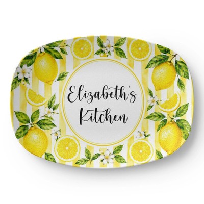 Personalized Lemon Serving Tray