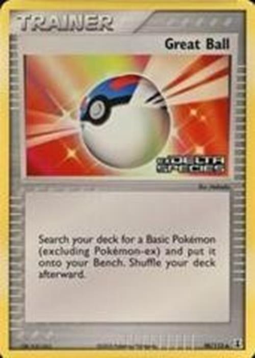 Great Ball - 90/113 - Pokemon Delta Species Reverse Holo Rare NM