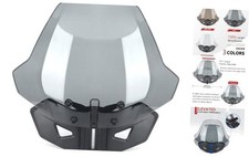 Adjustable 3 inches Front Windshield for Can-Am Ryker 600 Smoky Gray Plus Size