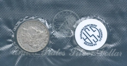 1881 GSA Morgan O Silver Dollar New Orleans Soft Pack XF/AU