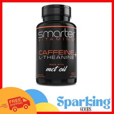 200mg Caffeine  100mg L-Theanine Softgels for Smooth Energy  Focus - 50 Count