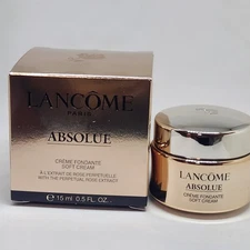 NIB Lancome Absolue Soft Cream Perpetual Grand Rose Extract 0.5oz/15ml travel
