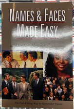 Jerry Lucas Signed Authentic “Names & Faces Made Easy” Book