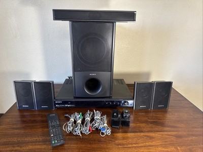 Sony STR-KS2300 Multi Channel AV Receiver w/ 5 Speakers Subwoofer Remote Bundle